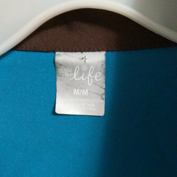 Teal Zip up Jacket - Picture 3 of 6